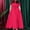 22# Hot Pink, variant on Women Plus Size Formal A Line Maxi Dress Self Tie Waist with Pockets Elegant Round Neck Swing Long Dresses Mint Green 3XL