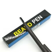 Beard Pencil Filler for Men, Waterproof Proof & Sweat Proof, Long Lasting Barber Pencil, Male Mustache Repair Shape, Black