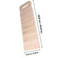 thumbnail image 2 of OULII Beige Bamboo Wood Washboard Traditional Design Antislip Cleaning Tool 1Set for Home Laundry, 2 of 5