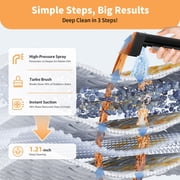 Portable Spot Cleaner, 11Kpa Upholstery Cleaner Machine, Deep Cleaner for Couch, Pets, Stairs and Car