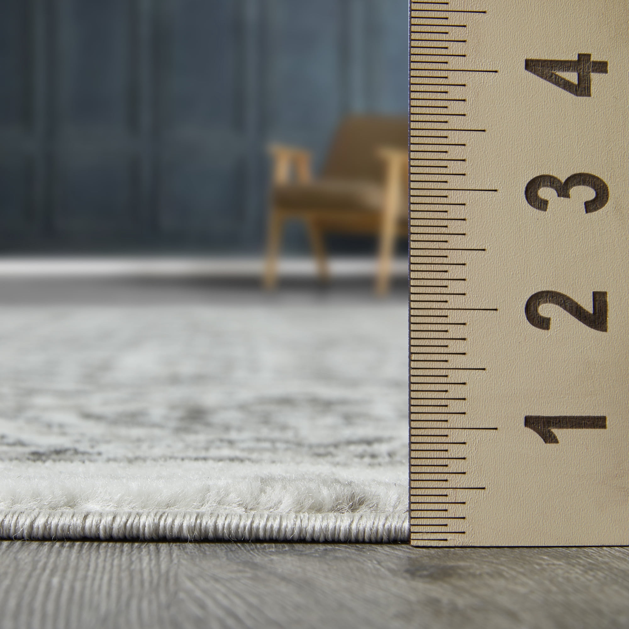 Loomaknoti Rhane Aleckan 9' x 12' Gray Oriental Indoor Polyproylene Area Rug