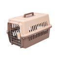 thumbnail image 3 of TISHITA Chenil de Transport Rigide pour Chat Chien Cage pour Lapins Voyage Extérieur Marron Taille P, 3 of 8