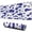Bleu et Blanc-1, variante sur Tapis de Souris Camouflage Bleu et Blanc Imperméable Antidérapant pour Bureau Maison Jeu Tapis de Souris Base en Caoutchouc avec Bords Cousus 31.5x11.8 Pouces