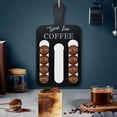 thumbnail image 4 of K Cups Holder,K Cup Carousel, Coffee Pods Storage Organizer Stand, Wooden Coffee Pod Wall Holder Rectangular Coffee Pod Storage Stand with Handle Espresso Coffee Pod Rack, 4 of 7