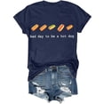 thumbnail image 5 of Jamsmile Women Tshirts Summer Casual Soft Cartoon Print Basic Tee Shirts Comfortable Relaxed Fit Daily Wear Graphic T-Shirts, 5 of 5