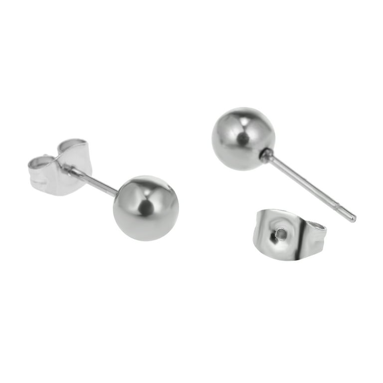 Dropship UHIBROS Hypoallergenic Studs Earrings 316L Surgical Stainless  Steel Earrings Round Ball Earring 5 Pairs Assorted Sizes(4mm-8mm) to Sell  Online at a Lower Price