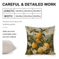 thumbnail image 2 of Outdoor Cushion Covers Vintage Garden Lemon Fruit Tree Plant Cushion Case 20"x20" Lemon Fruits with Flowers And Leaves Pattern Farmhouse Pillow Covers Gifts for Home Decor, 2 of 7