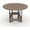 Walnut Brown, variant on IdealHouse 59 Inch Round Dining Table for 4-6, Farmhouse Wood Kitchen Table with Pedestal Base, Adjustable Feet, Space-Saving, Walnut
