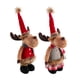 thumbnail image 4 of Bewildely Adorno de Navidad colgante de pared entretenimiento dulce regalo muñeca de Navidad multipropósito luminoso estirable espacio vacaciones Kits de decoración para fiestas Gris Bewildely HA070441-02, 4 of 6
