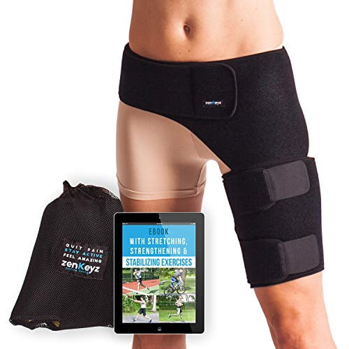Groin Support and Hip Brace for Men & Women Compression Wrap for Thigh