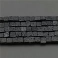 thumbnail image 4 of HOOUN 10 Strand Natural Volcanic Rock Stone Cube Beads 6x6x6mm Loose Beads 15.5", 4 of 5