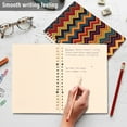 thumbnail image 4 of FORMRS 1-Subject Spiral Notebook 8" x 5" College Ruled 60 Refillable Sheet A5 Hard Cover, 2 Pack, Brown Geometric, 4 of 7