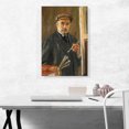thumbnail image 2 of ARTCANVAS Self-Portrait Wearing a Coat With Brush Palette 1847 Canvas Art Print by Max Liebermann - Size: 26" x 18" (1.50" Deep), 2 of 9