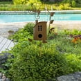thumbnail image 4 of TERGAYEE Metal House with Poles Outdoor,Outdoor Metal House Garden Stake Bird House for Patio Backyard Patio Outdoor Garden Decoration, 4 of 5