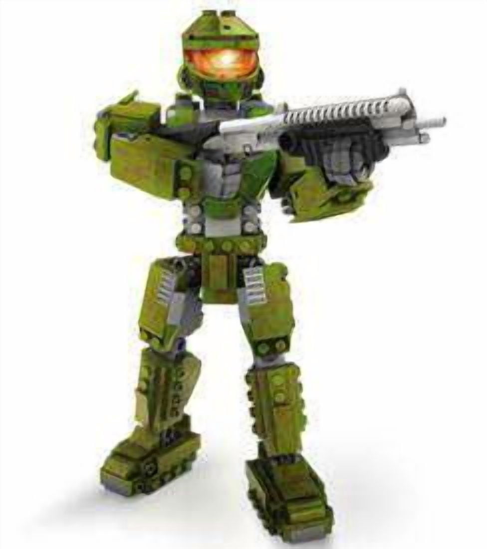 Mega Bloks Turtles 2X HALO MEGA CONSTRUX BLOKS UNSC MASTER CHIEF ...