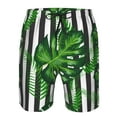 thumbnail image 4 of Disketp Men'S Swim Trunks Hawaiian Breathable Surf Beach Swimsuits Mesh Lining Beach Shorts With Pockets-Palm Greenery, 4 of 9