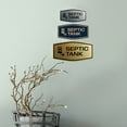 thumbnail image 2 of Signs ByLITA Fancy Septic Tank Sign (Black Gold) - Medium, 2 of 6