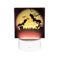 thumbnail image 1 of Diseño de escena de luz nocturna con patrón de murciélago de calabaza de Halloween Props Decoración nocturna Wmkox8yii fhajkh3491, 1 of 1