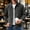 Black, variant on Fengqque Men's Faux Suede Stand Collar Bomber Jacket Full‑Zip Loose Fit Casual Coat Khaki XL