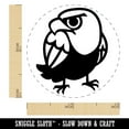 thumbnail image 2 of Cute and Grumpy Bald Eagle Self-Inking Rubber Stamp Ink Stamper - Red Ink - Mini 1/2 Inch, 2 of 7