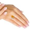 thumbnail image 2 of 925 Sterling Silver Women Jewelry Amber Ring, 2 of 5