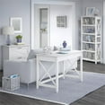 thumbnail image 2 of Pemberly Row 48W Writing Desk with Lateral File Cabinet and Bookcase, 2 of 7
