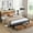 Industrial + Black+Brown + MDF+Steel-2, variant on [Luckynote]Full Size Metal Platform Bed Frame, Storage Headboard, 2 Drawers, LED Lights, Charging Station, Noiseless, No Box Spring Needed