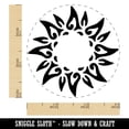 thumbnail image 2 of Tribal Sun Circle Star Self-Inking Rubber Stamp Ink Stamper - Blue Ink - Small 3/4 Inch, 2 of 7