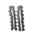 thumbnail image 1 of Cabezales de cortacésped negros para jardín, accesorios agrícolas duraderos, acero al manganeso, desmalezado al aire libre, vida útil dura y larga, 2 cadenas, 1 of 4