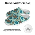 thumbnail image 6 of Disketp Turtles And Seahorses Women's Men's Slippers Plush Slip-On House Slipper for Winter Indoor Soft Cushion Non-slip Fluffy Slides Slippers-46/47, 6 of 7