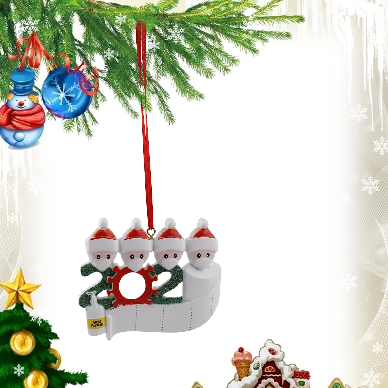 10 White Snowflake Hanging Ornament Xmas Christmas Party Hanging Decor 7.5cm 