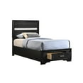 thumbnail image 5 of Home Square 5-Piece Set with Twin Storage Bed Nightstand Dresser Mirror & Chest, 5 of 18