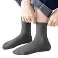 thumbnail image 4 of Utoimkio 1 Pair Kids Candy Color Cotton Crew Socks Ideal for Boots,Sneakers,Canvas,Elastic and Breathable for 1-12 Years, 4 of 6