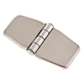 thumbnail image 1 of Colaxi Door Hinge With Cover Strap Hinge Stainless Steel Polished Boat Hinges 1.5 Inch / Marine Hinges For Modern Watercraft, Yachts, RVs, Trailers, 1 of 7