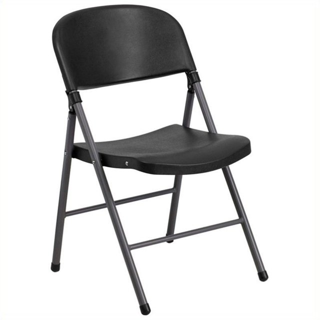 Bowery Hill Chaise Pliante en Noir