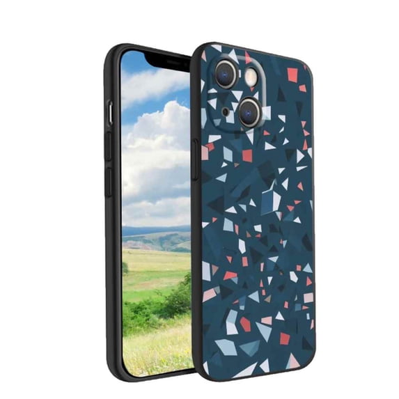 Compatible with iPhone 13 Phone Case, Abstraction 11 Case Men Women, Flexible Silicone Shockproof Case for iPhone 13