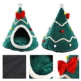 thumbnail image 2 of Cama para gatos de Navidad Casa para dormir para mascotas Casa para gatos Perrera para perros Cojín para mascotas Decoración de Navidad, 2 of 7