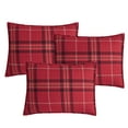 thumbnail image 4 of Southshore Fine Living, Inc. 6-Piece Microfiber Plaid Red Twin Daybed Cover Set, 4 of 6
