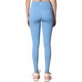 thumbnail image 2 of Made by Johnny Women's Peached Front Seamless Leggings with Inner Pocket Full-Length Yoga Pants XXL AQUA, 2 of 6