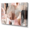 thumbnail image 2 of Designart "Pink Stripes And Lines Modern Art IV" Modern Shapes Transitional Wall Art Print, 2 of 5