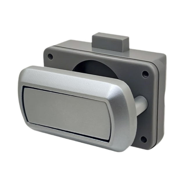 Hardware de bloqueo de l gabinete de RV Push Button Botón Pestillo para yates autos RV Gris