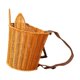 thumbnail image 4 of Mochila infantil de ratán con forma de cesta y orejas de conejo, organizador de almacenamiento tejido a mano, cesta colgante para niños, mochila liger, 4 of 9