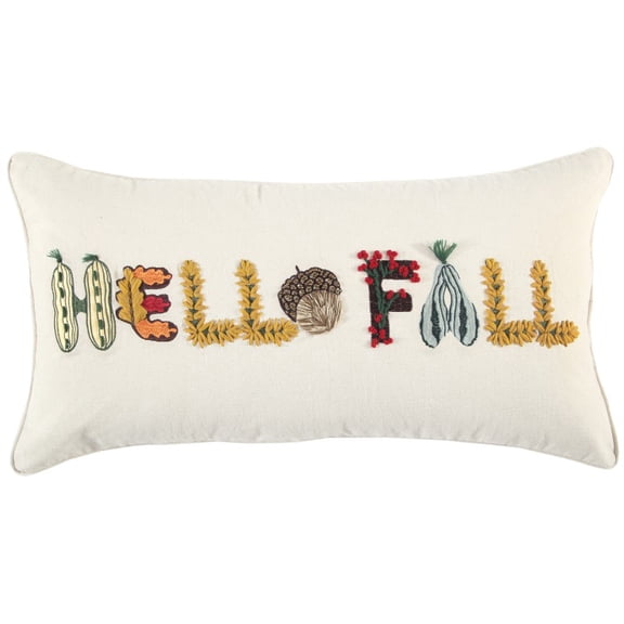 Rizzy Home Transitional Sentiment Pillow Cover With Multi COVT19154MU001426
