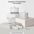 thumbnail image 2 of 12 Pack Replacement Filters For Dockstream Wireless Water Fountain Plwf005/plwf115/wf105, Pet Fount, 2 of 5