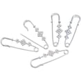 thumbnail image 3 of A-1 Fibula Brooch Safety Pin Crystal Rhombus Simple Clothing Scarf, 3 of 3