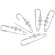 thumbnail image 3 of 1 broche de peroné, alfiler de seguridad, rombo de cristal, bufanda de ropa sencilla brillar Electrónica, 3 of 4