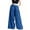 Blue Pants, variant on Htigea Womens High Waist Palazzo Pants Pleated Wide Leg Suit Pant Trendy Date Night Evening Party Trousers with Pockets Wine S