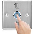thumbnail image 1 of Pulsador de puerta de acero inoxidable Aleko, sistema de control de acceso, botón de desbloqueo, interruptor de apertura de puerta con indicador luminoso THSIDNE ACTIVE Biensenido a ACTIVE, 1 of 5
