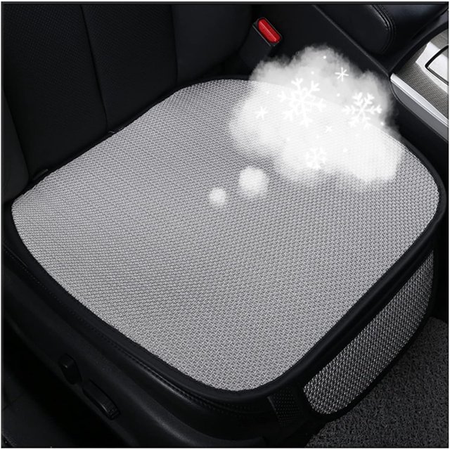 Almohadilla antideslizante para asiento de coche para verano, transpirable y refrescante, almohadilla antideslizante de seda de hielo para asiento de coche – 2024 nuevas fundas universales para asien