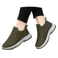 thumbnail image 3 of Xiaoxatg Winter Style Sneakers for Women - Warm Comfortable Thick Boots Athletic Footwear for Various Activities 7.5 Green, 3 of 5